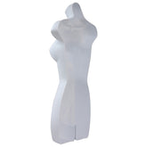 Female Full Size White Hanging Body Form Display Mannequin back side